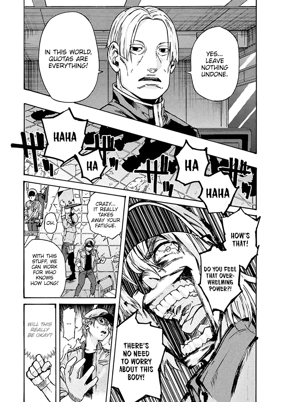 Hataraku Saibou BLACK Chapter 12 page 12 - Chapter 12: Energy drink, Nosebleed, Quota