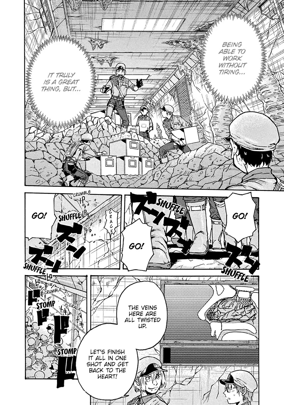Hataraku Saibou BLACK Chapter 12 page 13 - Chapter 12: Energy drink, Nosebleed, Quota