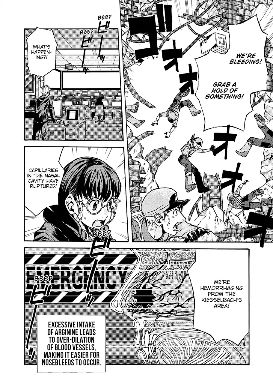 Hataraku Saibou BLACK Chapter 12 page 15 - Chapter 12: Energy drink, Nosebleed, Quota
