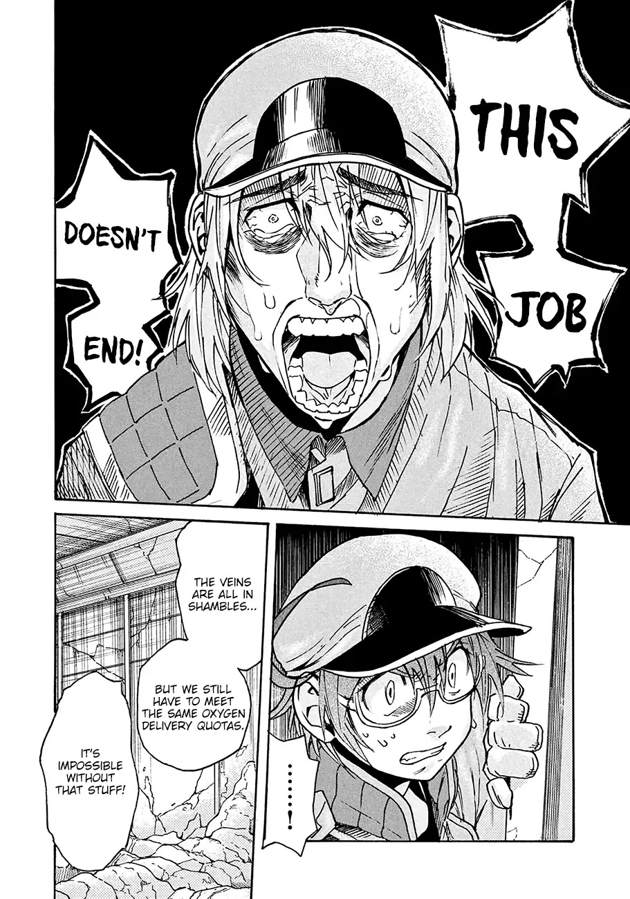 Hataraku Saibou BLACK Chapter 12 page 19 - Chapter 12: Energy drink, Nosebleed, Quota