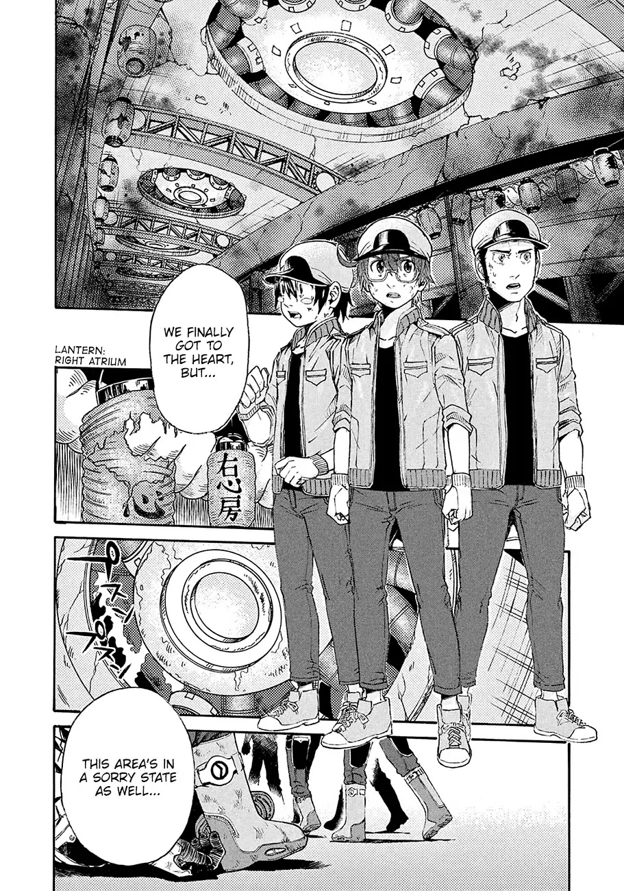 Hataraku Saibou BLACK Chapter 12 page 3 - Chapter 12: Energy drink, Nosebleed, Quota