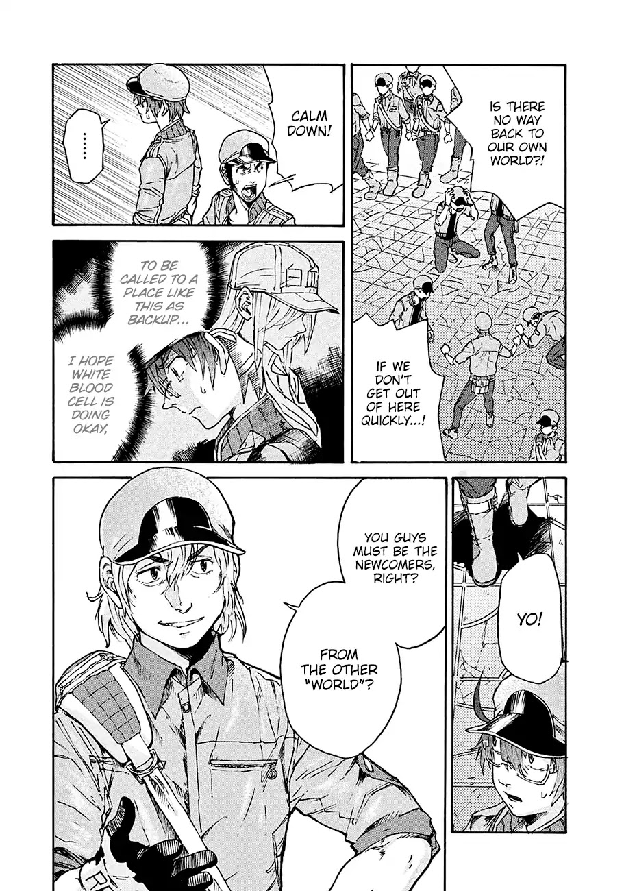 Hataraku Saibou BLACK Chapter 12 page 4 - Chapter 12: Energy drink, Nosebleed, Quota
