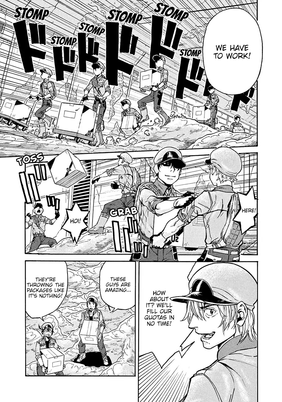 Hataraku Saibou BLACK Chapter 12 page 6 - Chapter 12: Energy drink, Nosebleed, Quota