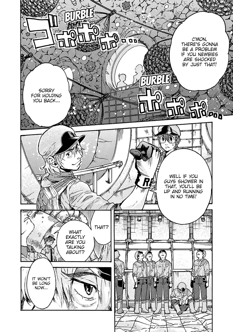 Hataraku Saibou BLACK Chapter 12 page 7 - Chapter 12: Energy drink, Nosebleed, Quota
