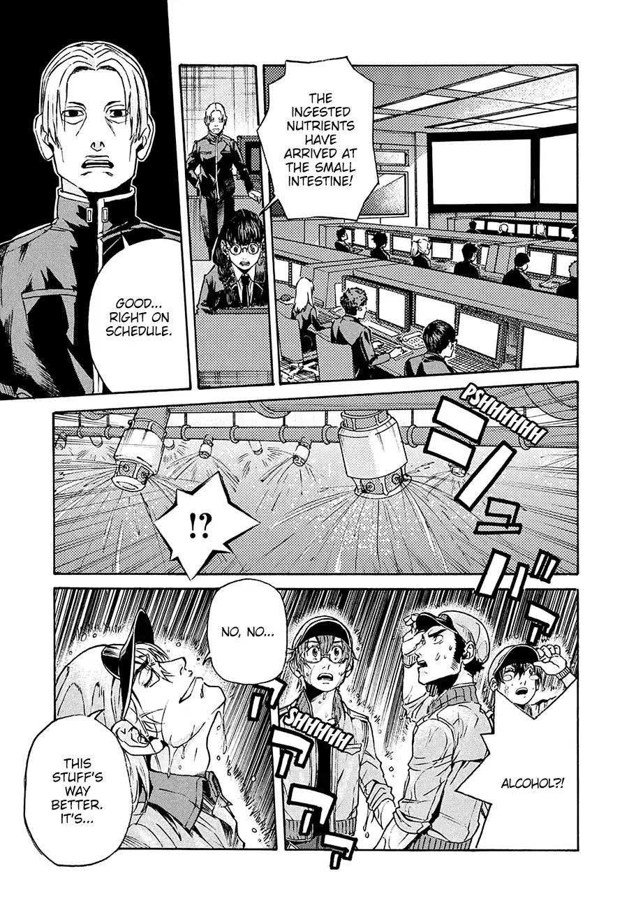 Hataraku Saibou BLACK Chapter 12 page 8 - Chapter 12: Energy drink, Nosebleed, Quota