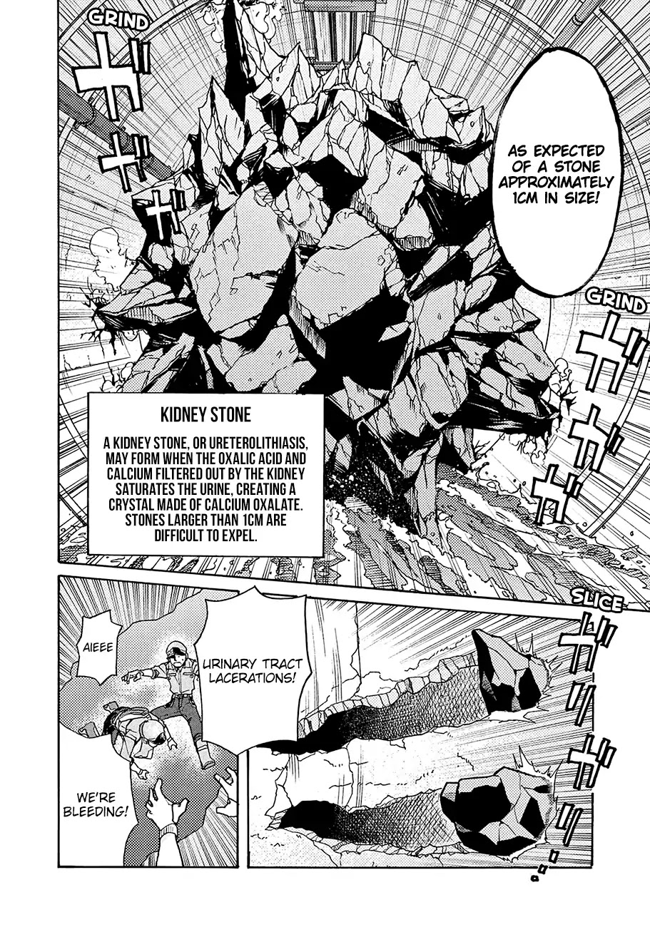 Hataraku Saibou BLACK Chapter 13 page 14 - Chapter 13: Kidney, Ureterolithiasis, Hematuria