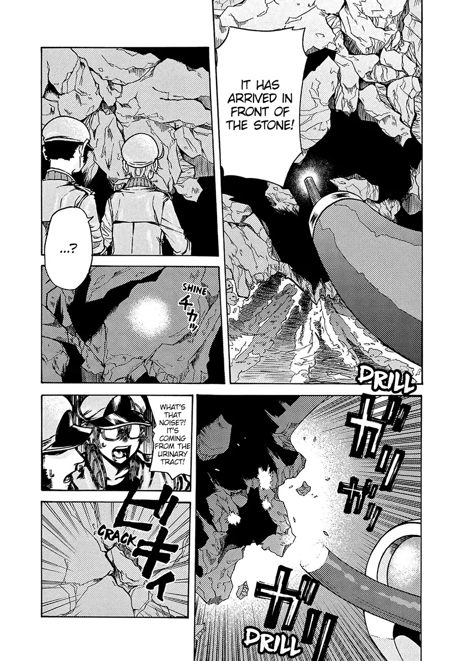 Hataraku Saibou BLACK Chapter 13 page 19 - Chapter 13: Kidney, Ureterolithiasis, Hematuria