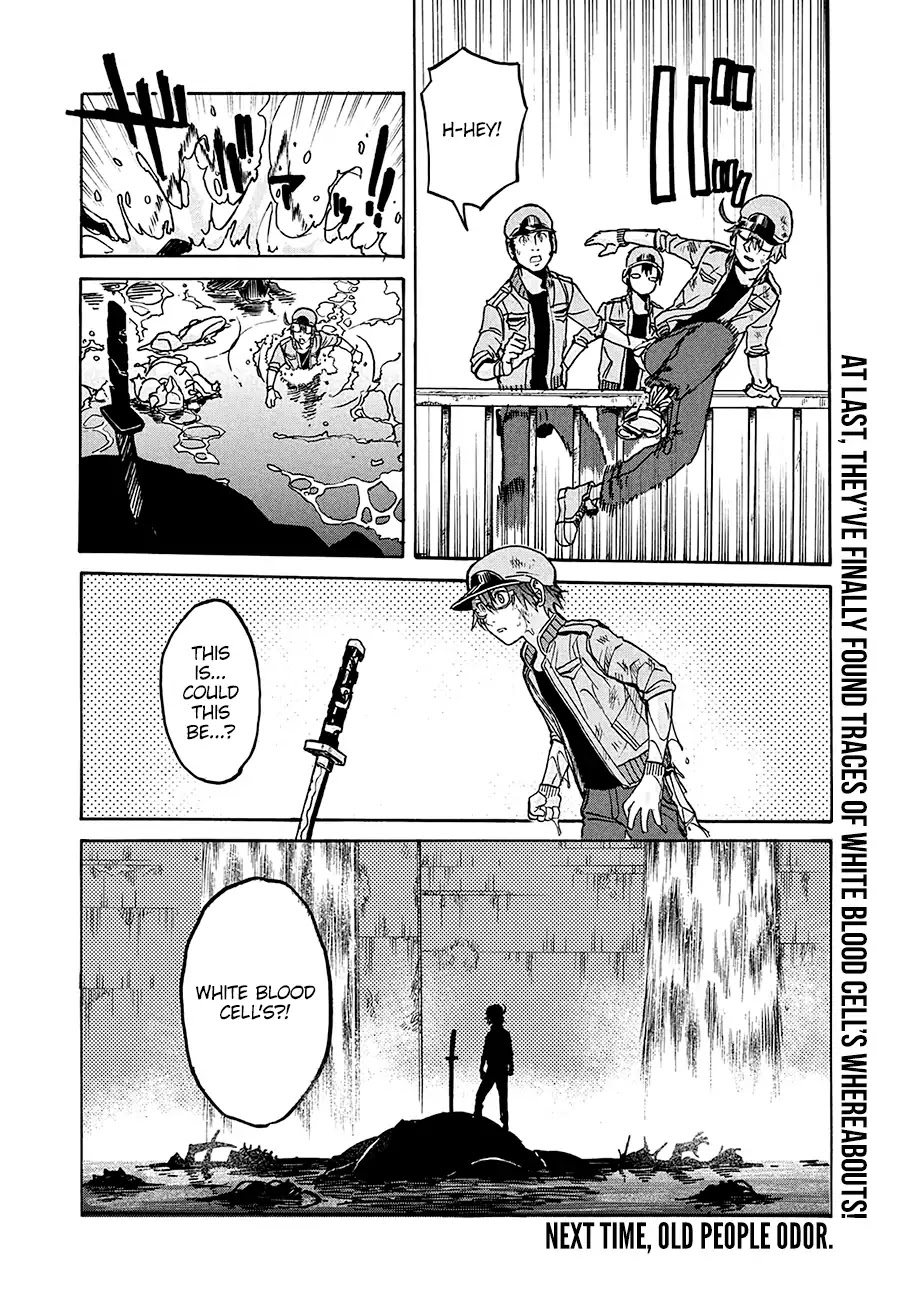 Hataraku Saibou BLACK Chapter 14 page 21 - Chapter 14: Urinary Tract Infection, Silence, Tears