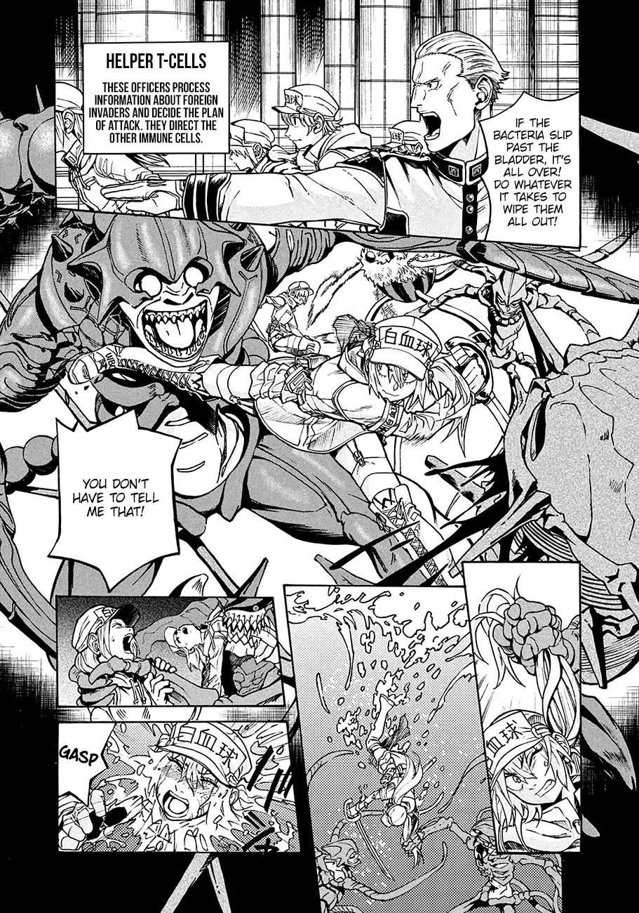 Hataraku Saibou BLACK Chapter 14 page 6 - Chapter 14: Urinary Tract Infection, Silence, Tears