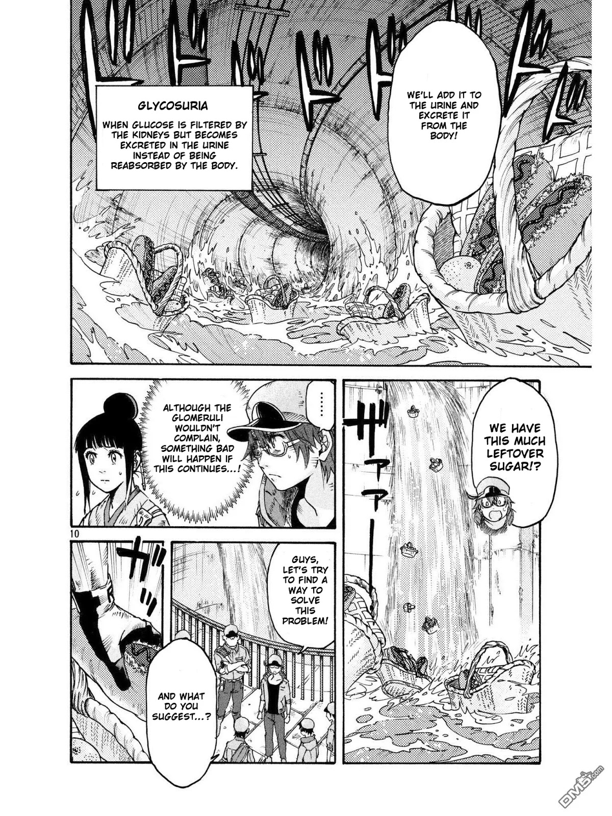 Hataraku Saibou BLACK Chapter 18 page 10 - Chapter 18: Pancreas, Insulin, Collapse