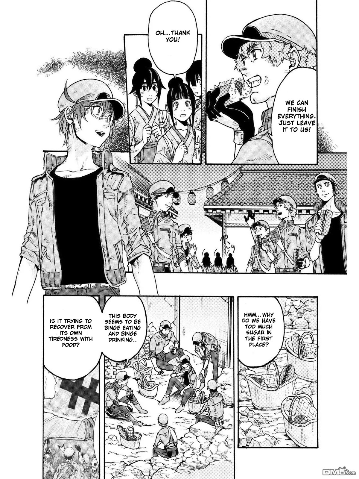 Hataraku Saibou BLACK Chapter 18 page 12 - Chapter 18: Pancreas, Insulin, Collapse