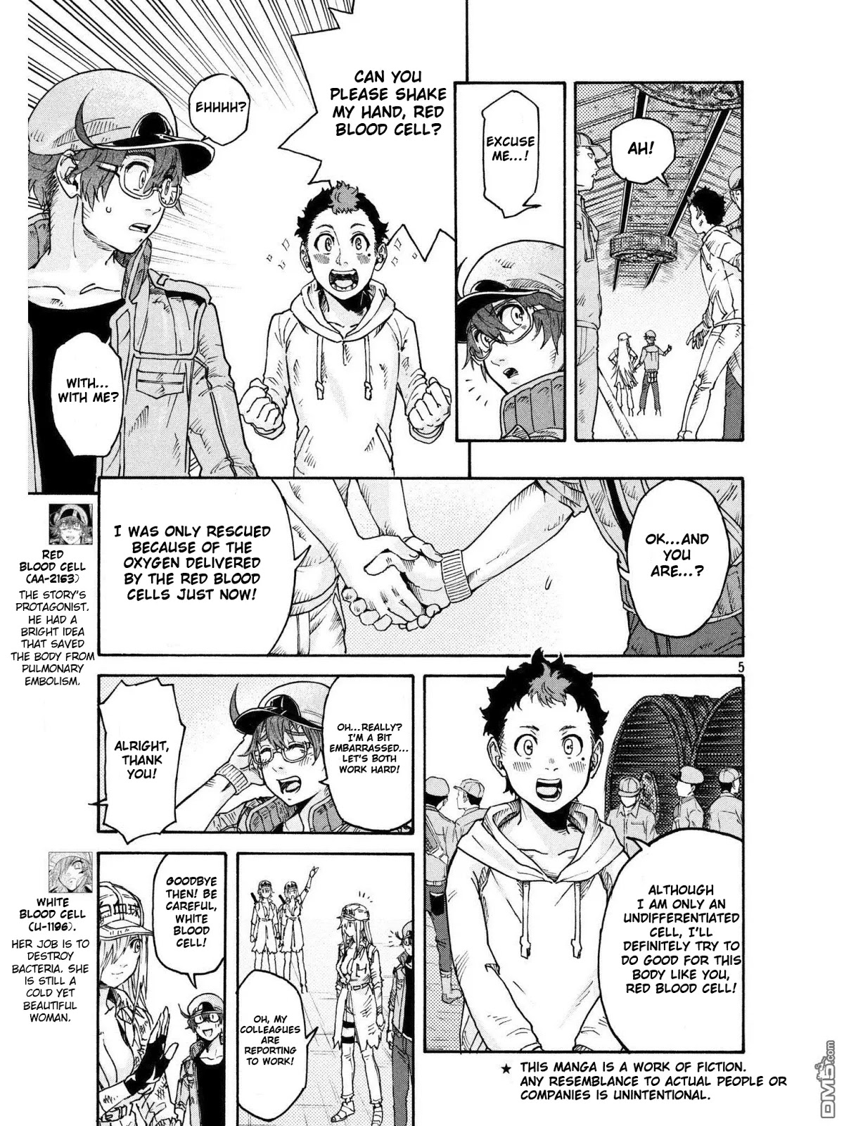 Hataraku Saibou BLACK Chapter 18 page 5 - Chapter 18: Pancreas, Insulin, Collapse