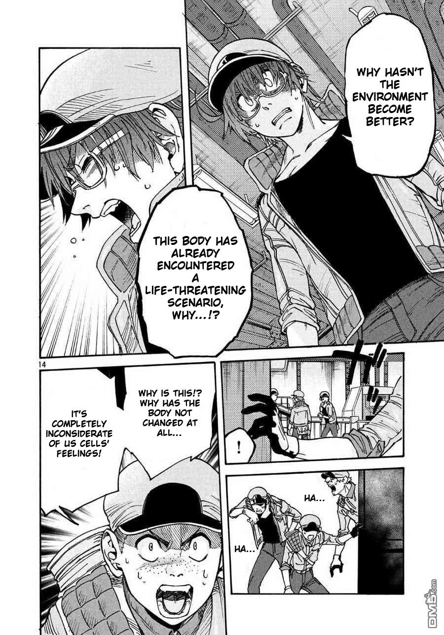 Hataraku Saibou BLACK Chapter 19 page 14 - Chapter 19: Exhaustion, Glycation, Excuse