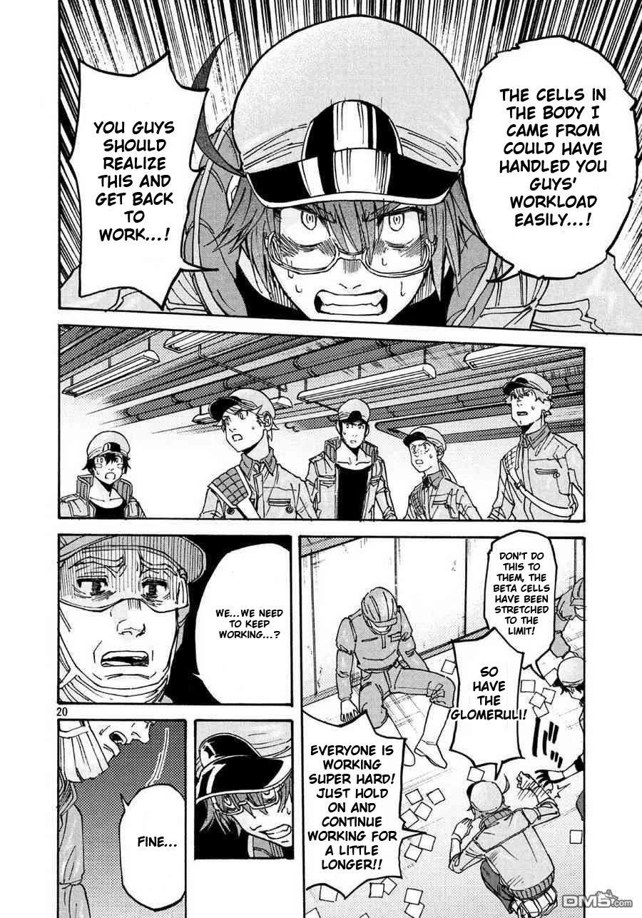 Hataraku Saibou BLACK Chapter 19 page 20 - Chapter 19: Exhaustion, Glycation, Excuse