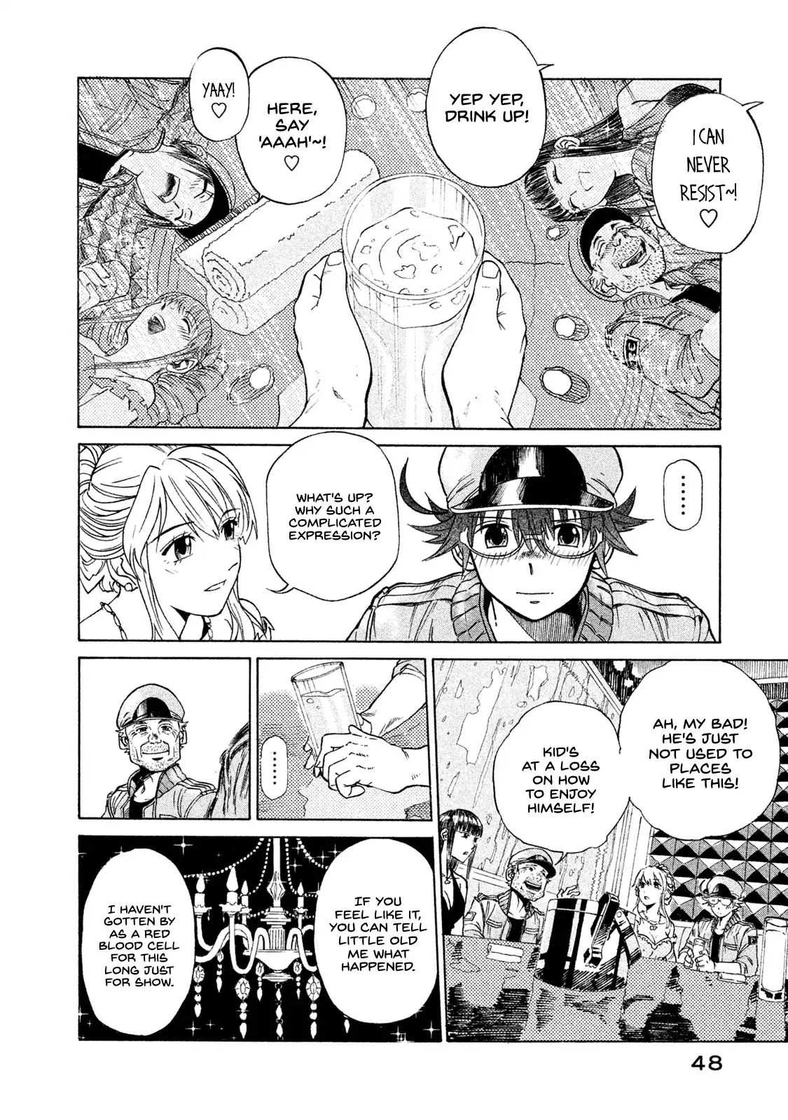Hataraku Saibou BLACK Chapter 2 page 11 - Chapter 2: Liver, Alcohol, Pride.
