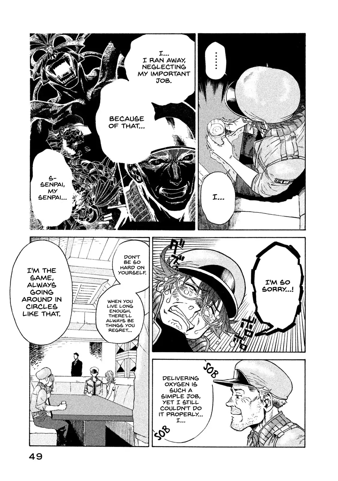 Hataraku Saibou BLACK Chapter 2 page 12 - Chapter 2: Liver, Alcohol, Pride.