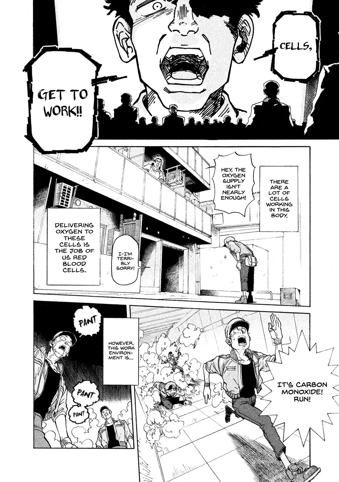 Hataraku Saibou BLACK Chapter 2 page 2 - Chapter 2: Liver, Alcohol, Pride.