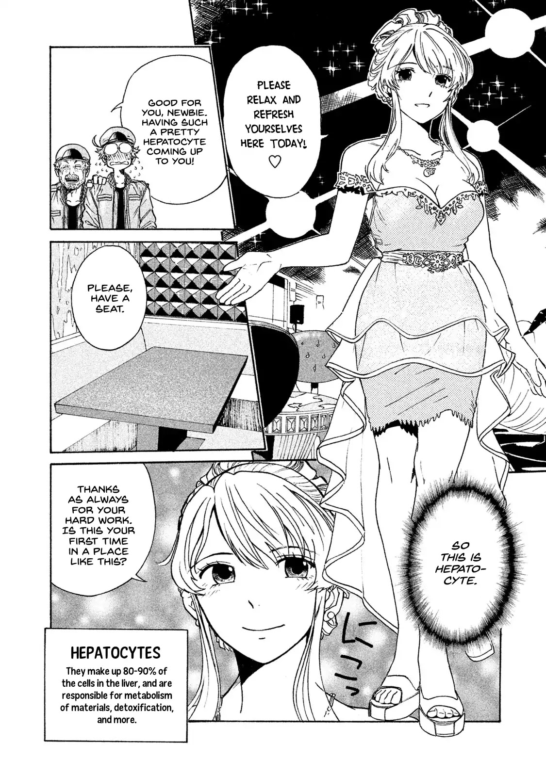 Hataraku Saibou BLACK Chapter 2 page 9 - Chapter 2: Liver, Alcohol, Pride.