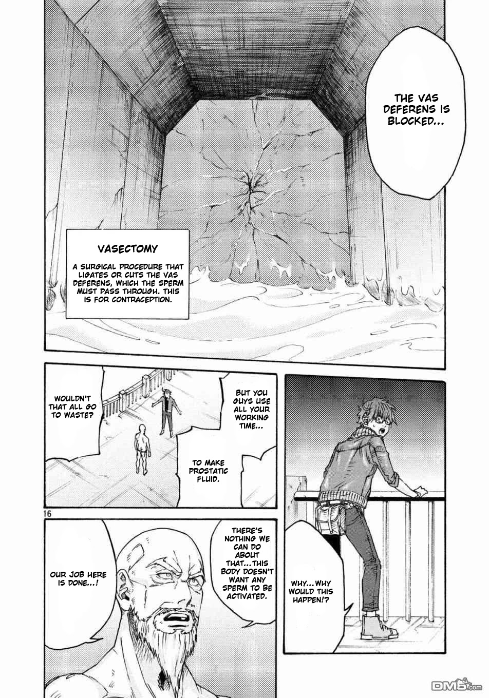 Hataraku Saibou BLACK Chapter 20 page 16 - Chapter 20: AGA, Semen, Losing Work