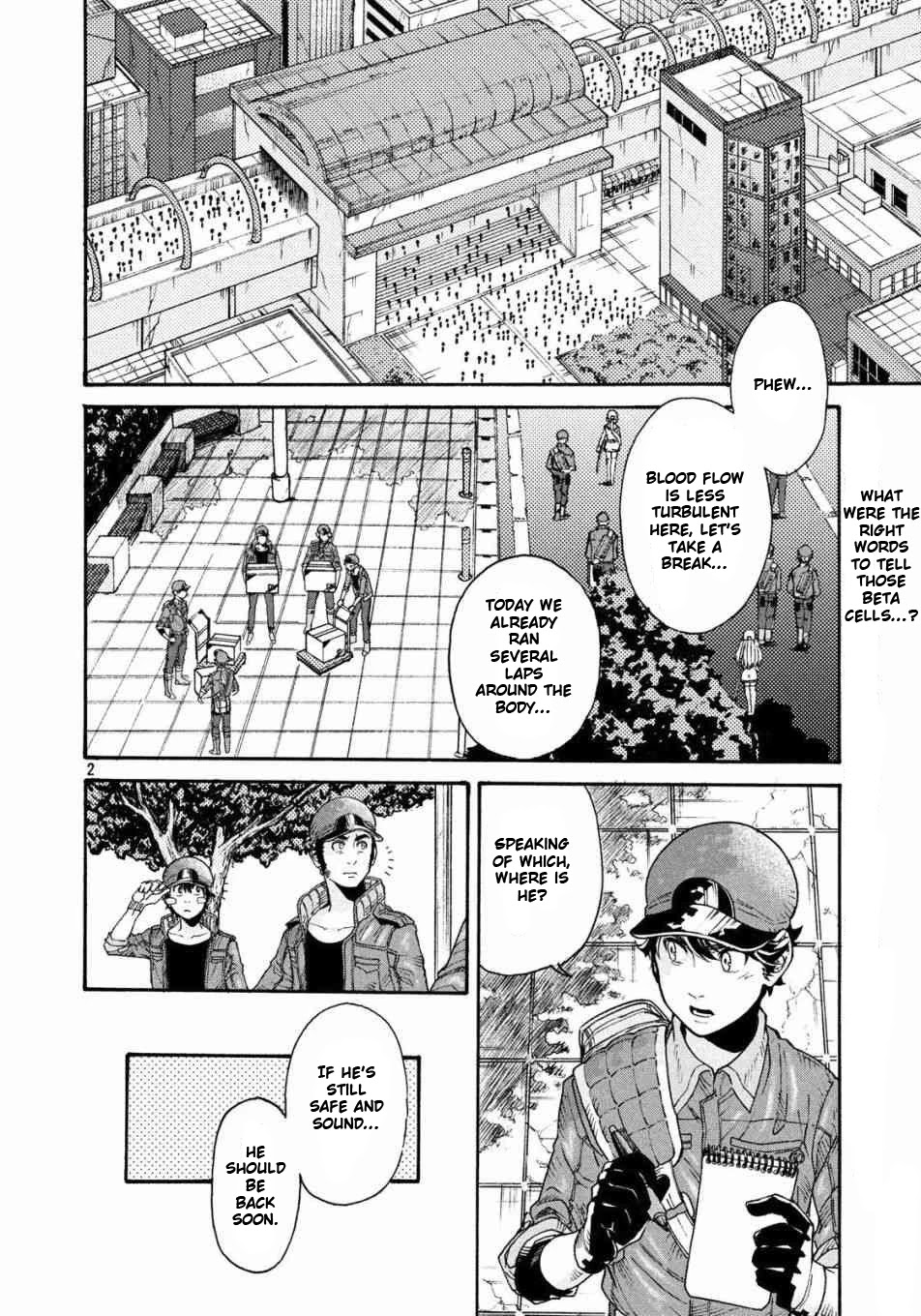 Hataraku Saibou BLACK Chapter 20 page 2 - Chapter 20: AGA, Semen, Losing Work