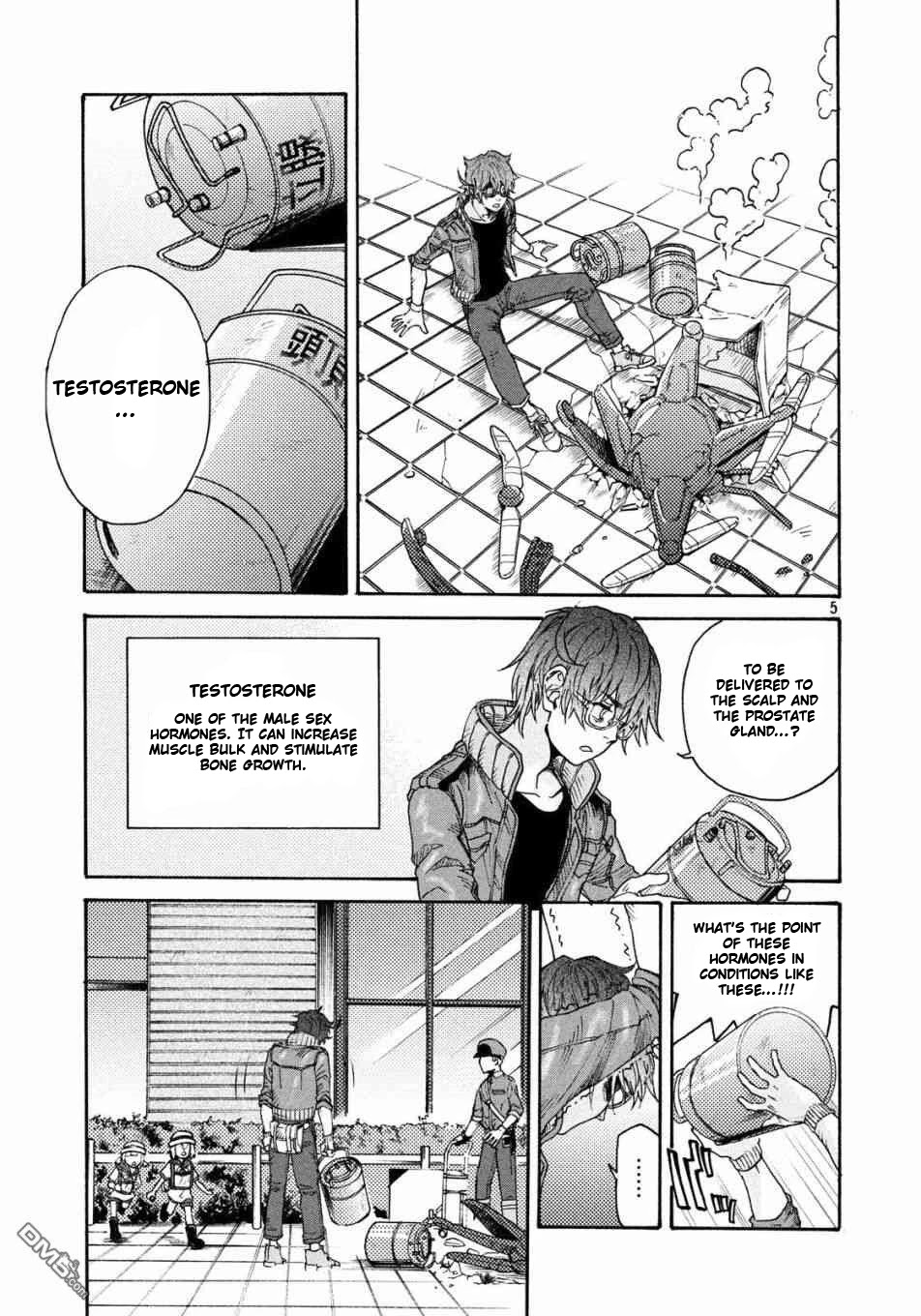 Hataraku Saibou BLACK Chapter 20 page 5 - Chapter 20: AGA, Semen, Losing Work