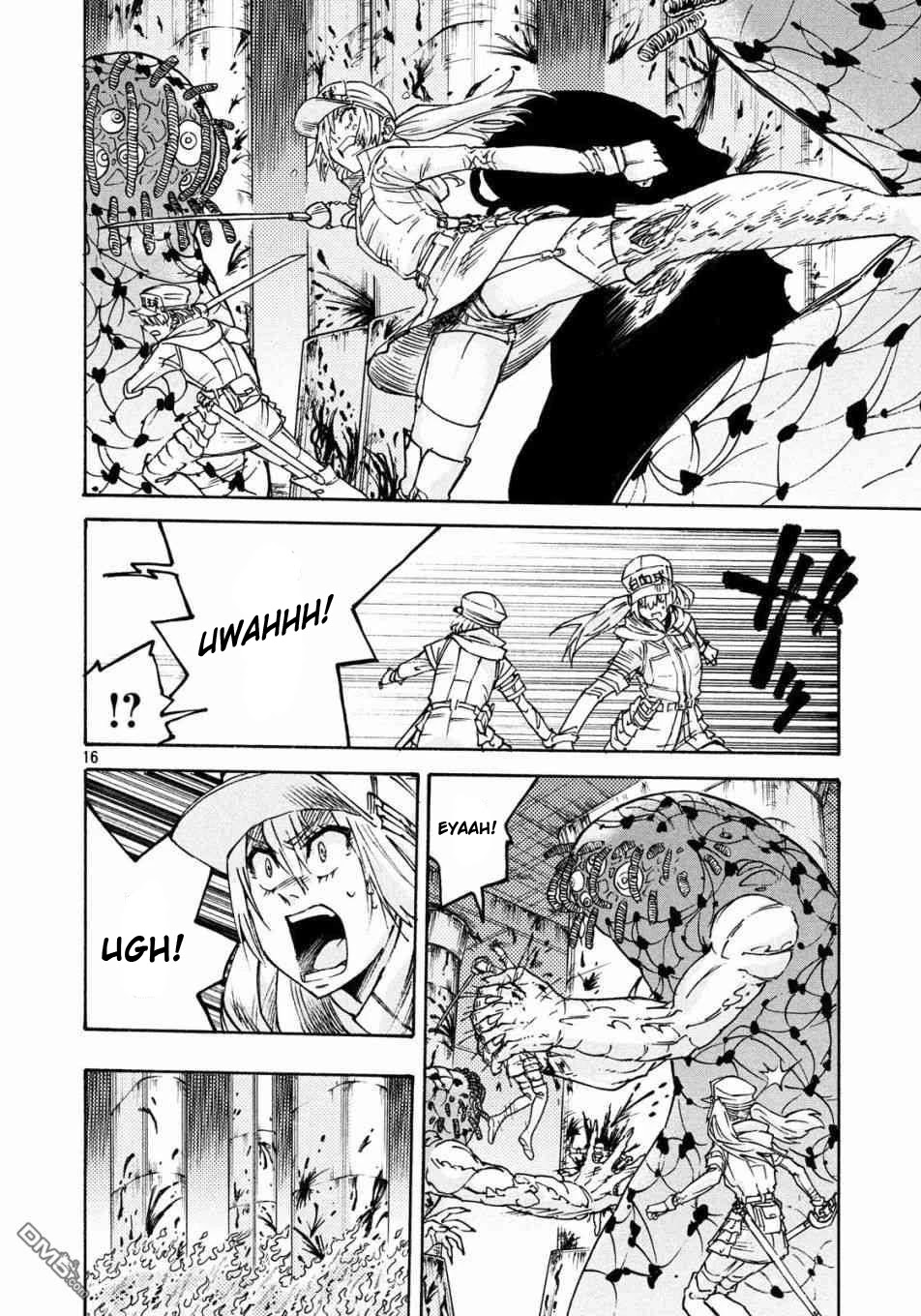 Hataraku Saibou BLACK Chapter 21 page 16 - Chapter 21: Return, Responsibility, Hemorrhoids