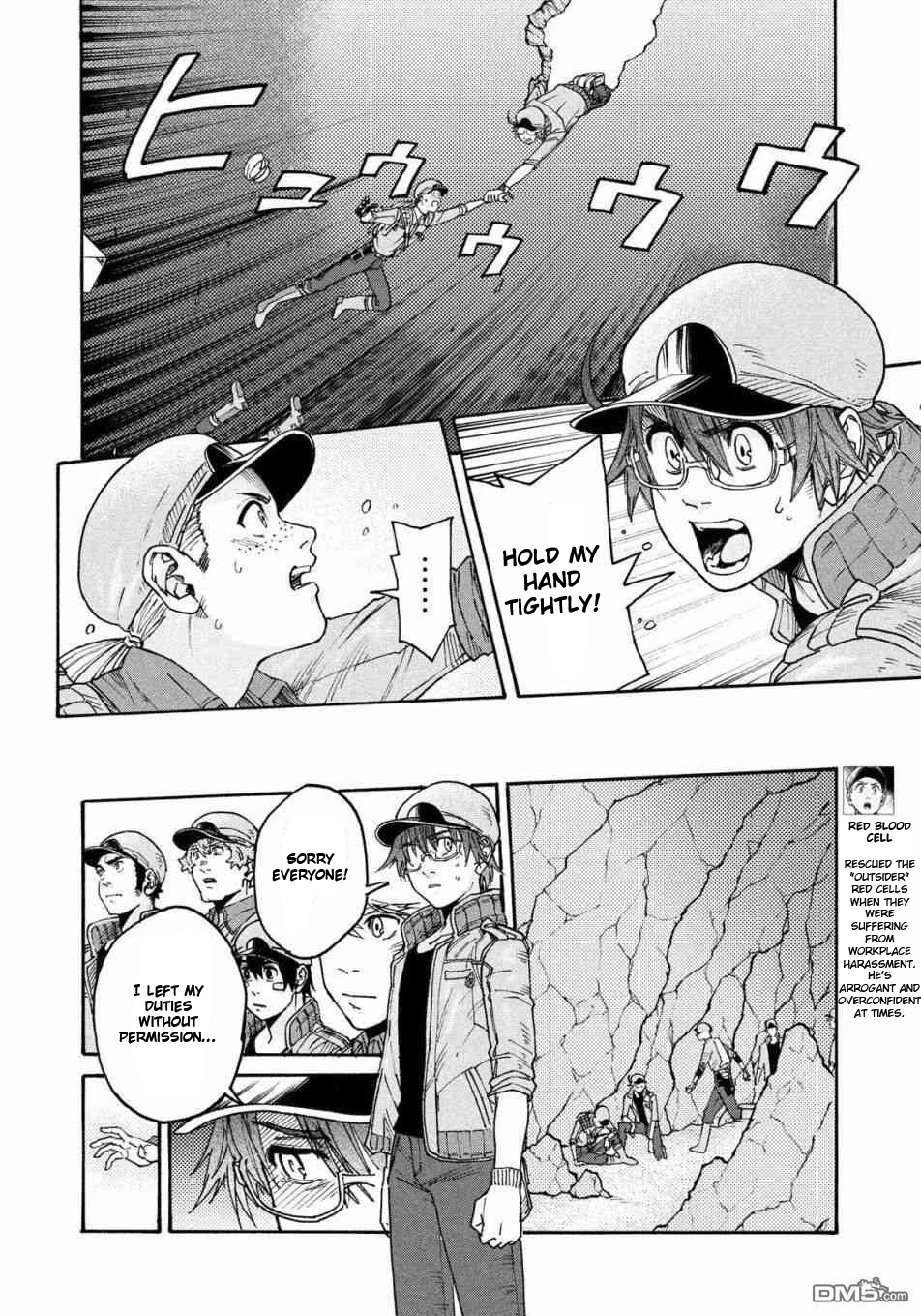 Hataraku Saibou BLACK Chapter 21 page 6 - Chapter 21: Return, Responsibility, Hemorrhoids