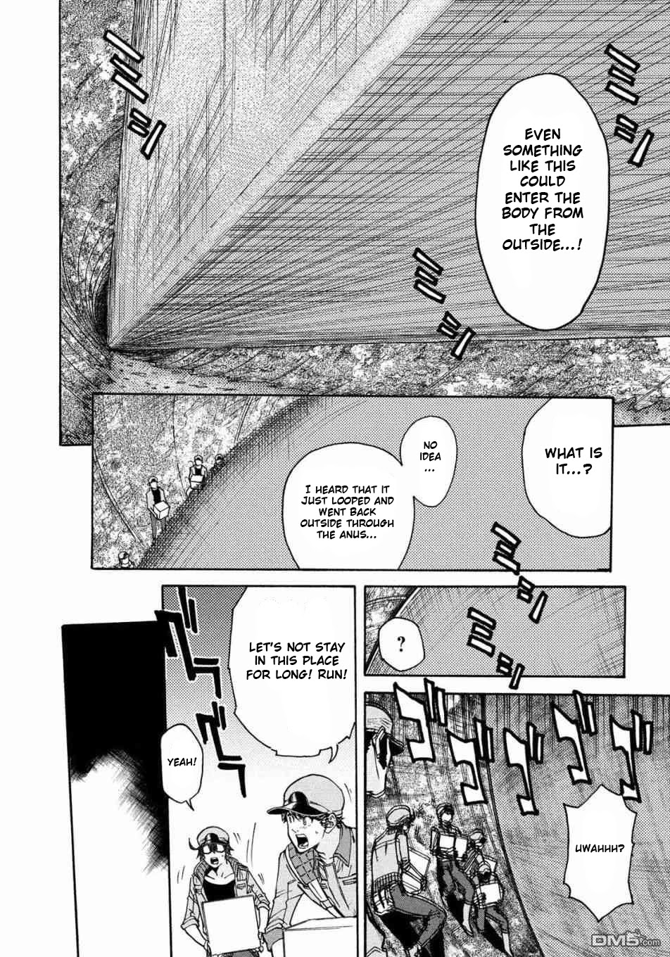 Hataraku Saibou BLACK Chapter 22 page 14 - Chapter 22: Anal Fistula, Liability, Credit