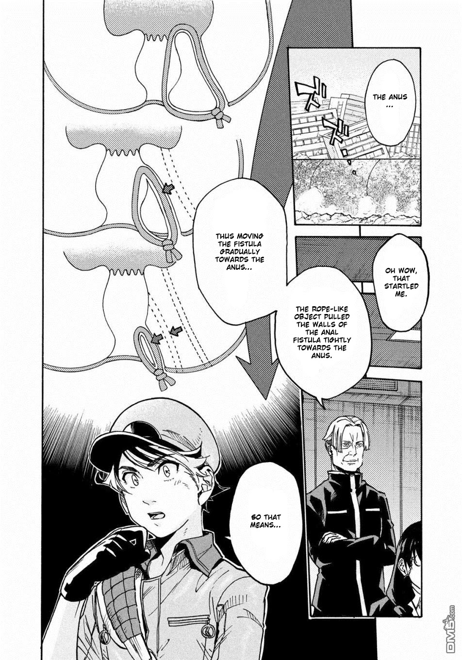 Hataraku Saibou BLACK Chapter 22 page 18 - Chapter 22: Anal Fistula, Liability, Credit
