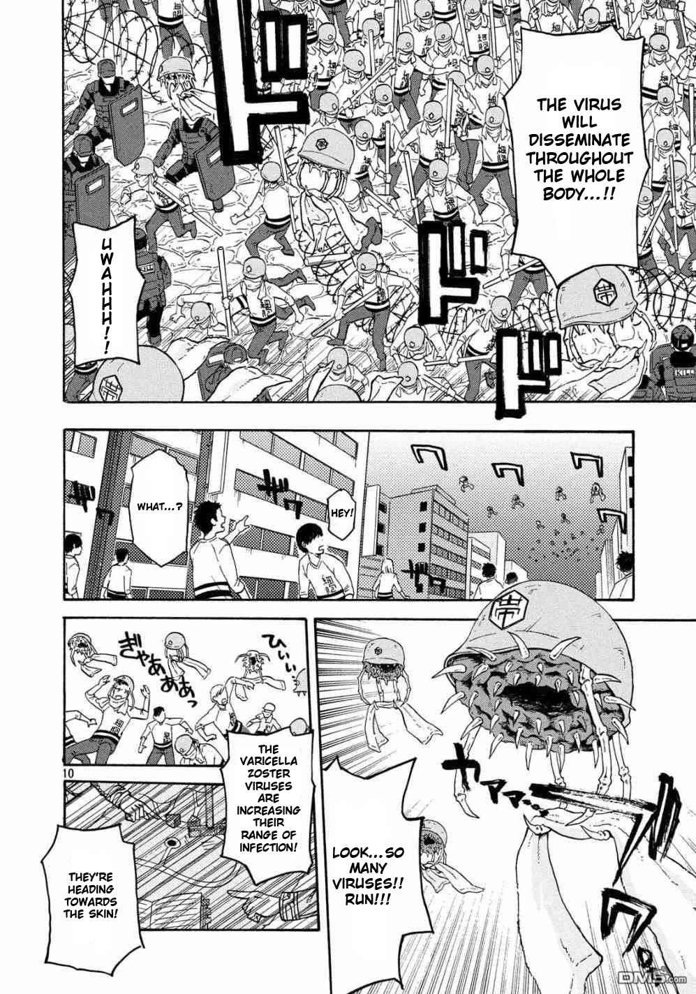 Hataraku Saibou BLACK Chapter 23 page 10 - Chapter 23: Shingles, Mission, Companion