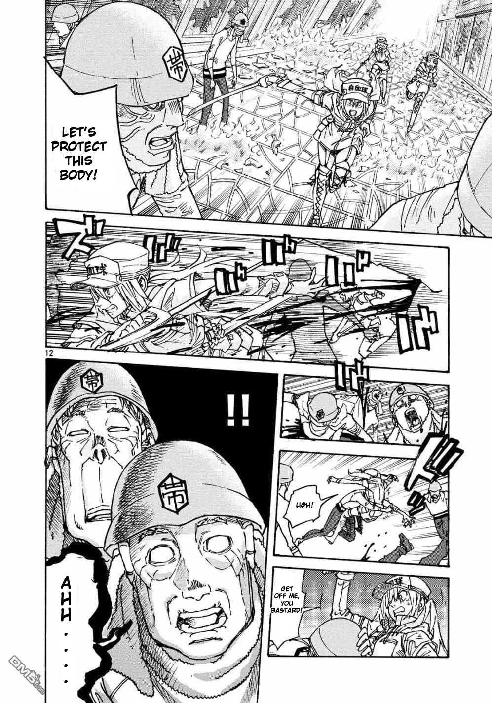 Hataraku Saibou BLACK Chapter 23 page 12 - Chapter 23: Shingles, Mission, Companion