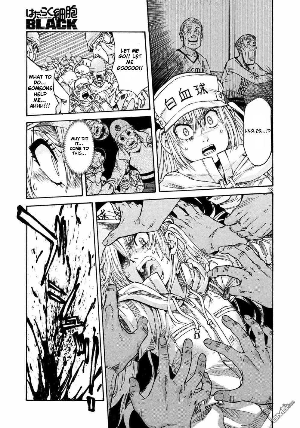 Hataraku Saibou BLACK Chapter 23 page 13 - Chapter 23: Shingles, Mission, Companion