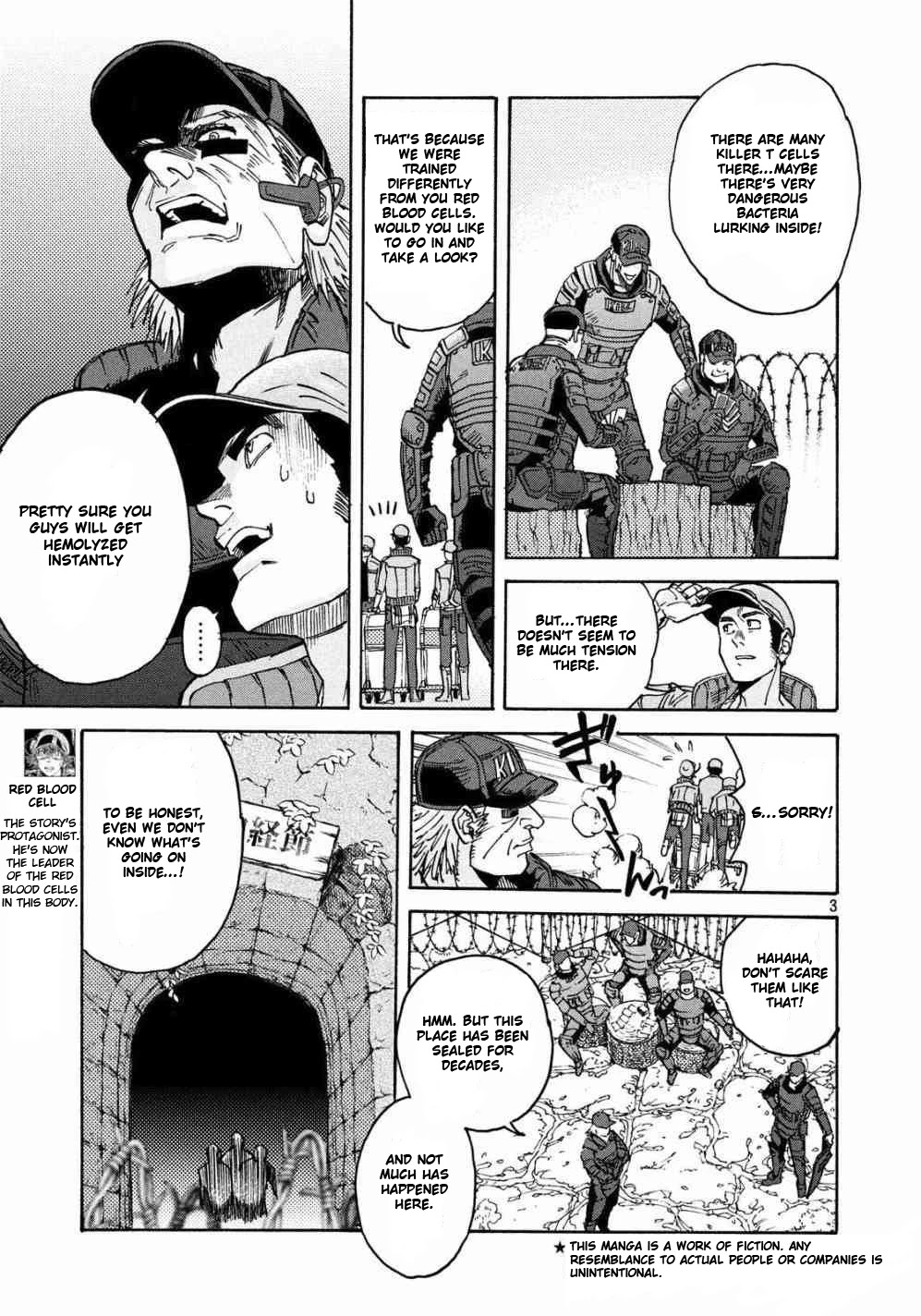 Hataraku Saibou BLACK Chapter 23 page 3 - Chapter 23: Shingles, Mission, Companion