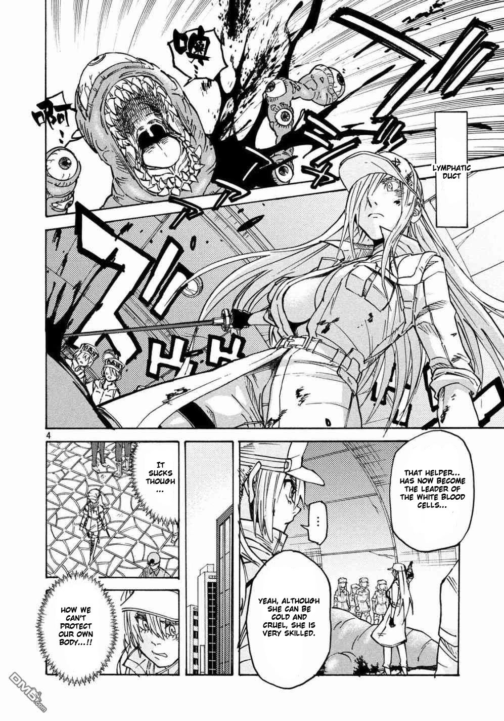 Hataraku Saibou BLACK Chapter 23 page 4 - Chapter 23: Shingles, Mission, Companion