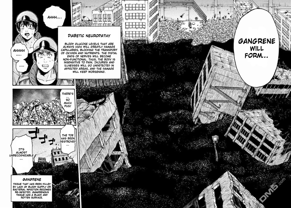 Hataraku Saibou BLACK Chapter 25 page 14 - Chapter 25: Inferno, Gangrene, Hard Worker