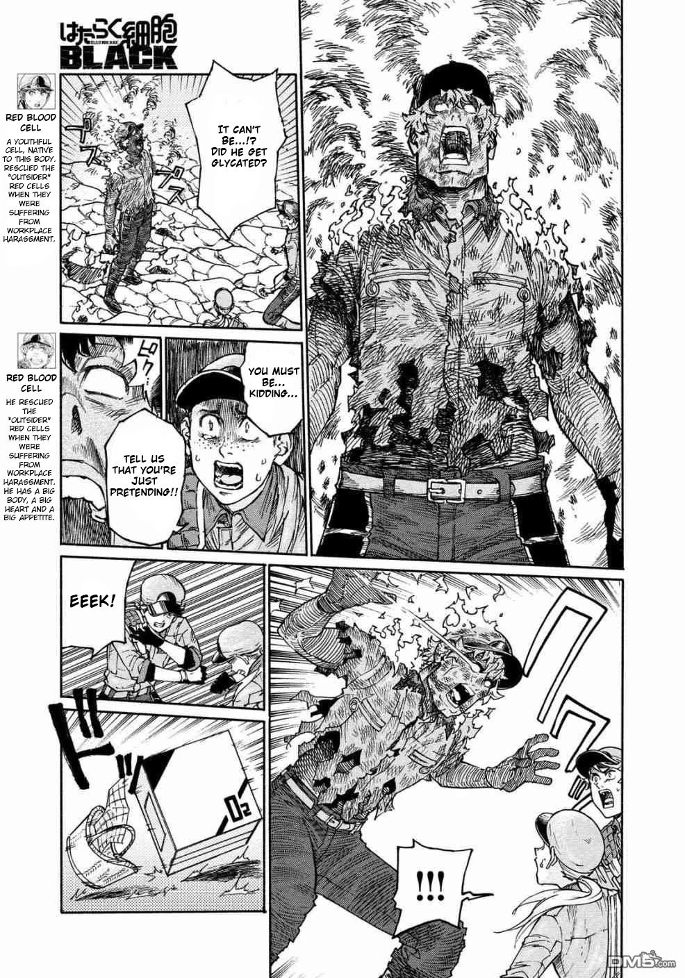 Hataraku Saibou BLACK Chapter 25 page 3 - Chapter 25: Inferno, Gangrene, Hard Worker