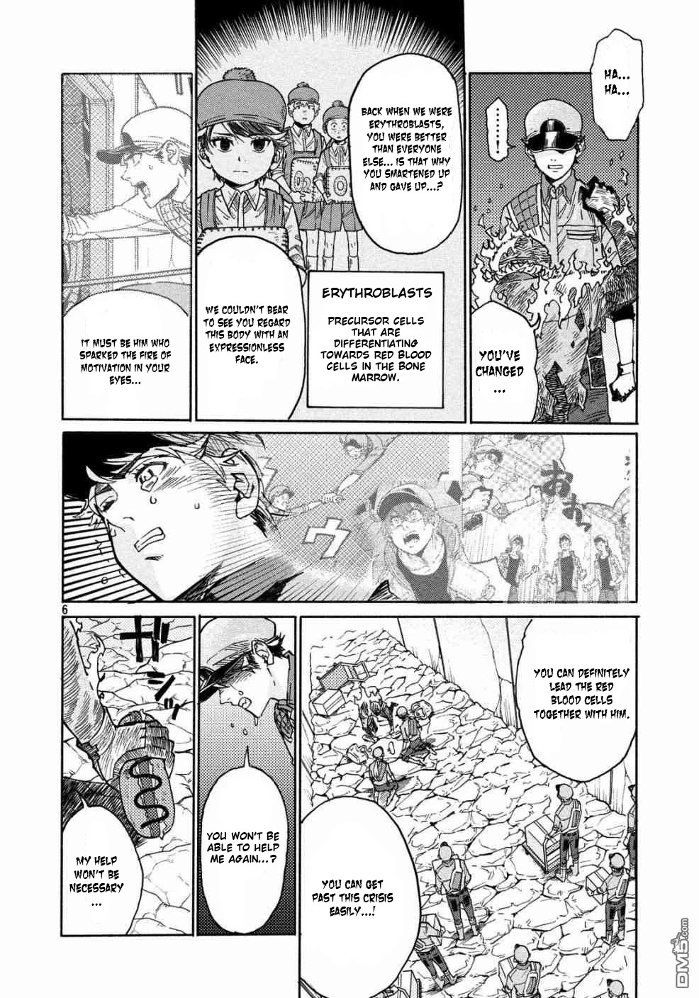 Hataraku Saibou BLACK Chapter 25 page 6 - Chapter 25: Inferno, Gangrene, Hard Worker