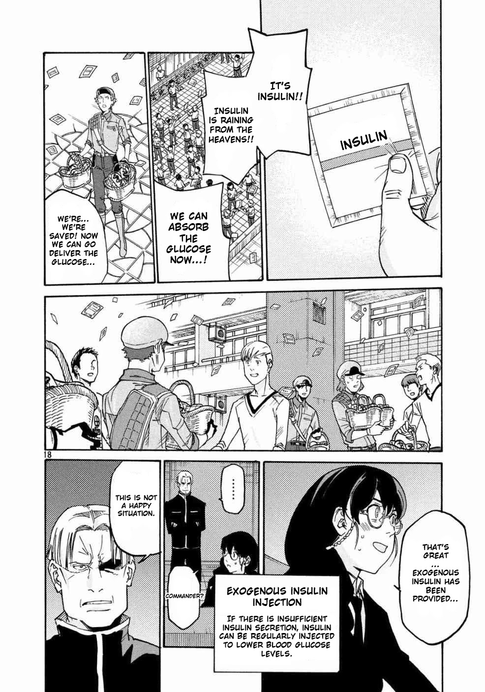 Hataraku Saibou BLACK Chapter 26 page 18 - Chapter 26: Incineration, Amputation, Benevolent Rain