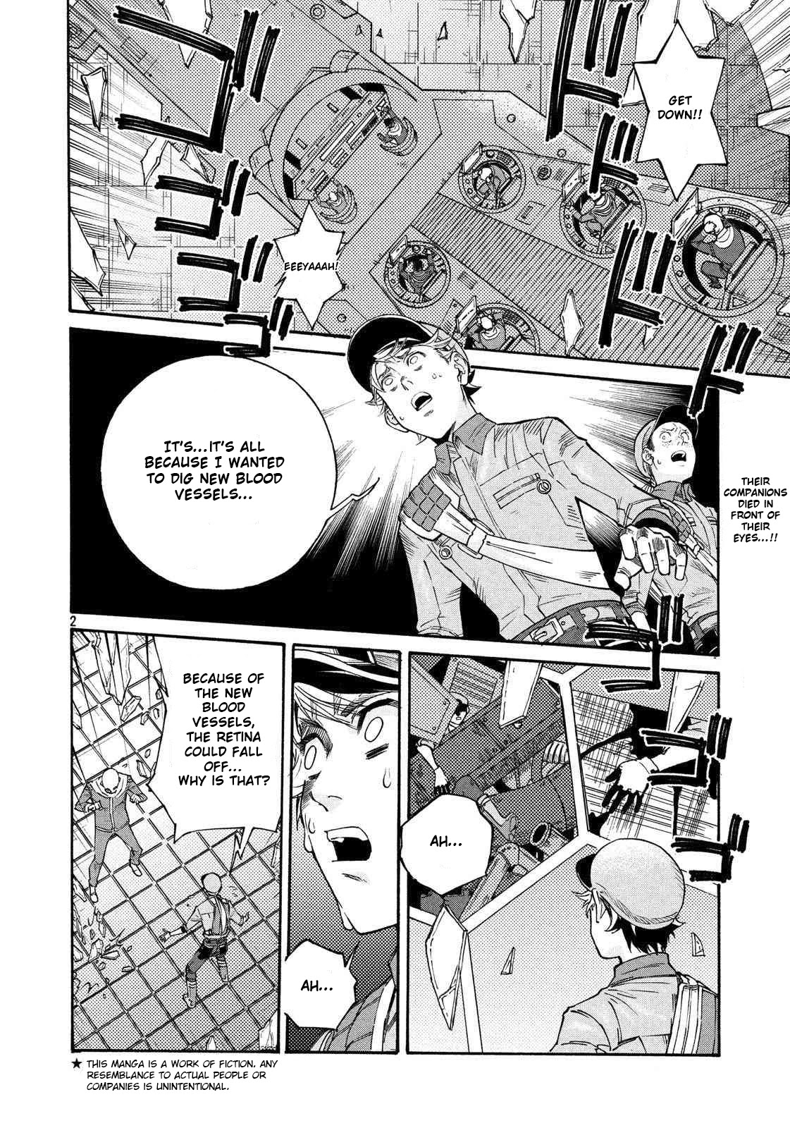 Hataraku Saibou BLACK Chapter 26 page 2 - Chapter 26: Incineration, Amputation, Benevolent Rain