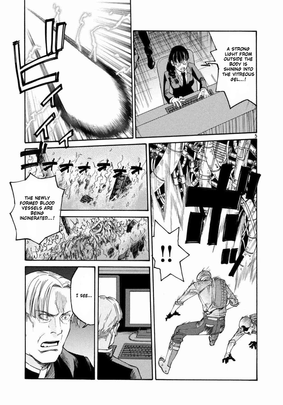 Hataraku Saibou BLACK Chapter 26 page 5 - Chapter 26: Incineration, Amputation, Benevolent Rain