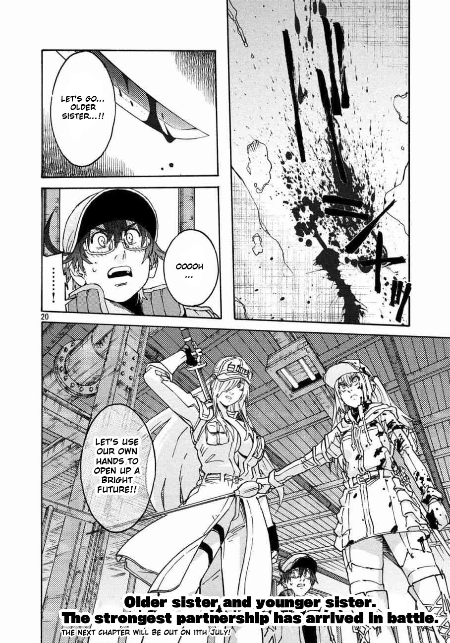 Hataraku Saibou BLACK Chapter 28 page 18 - Chapter 28: Pancreas, Fraud, Inferno
