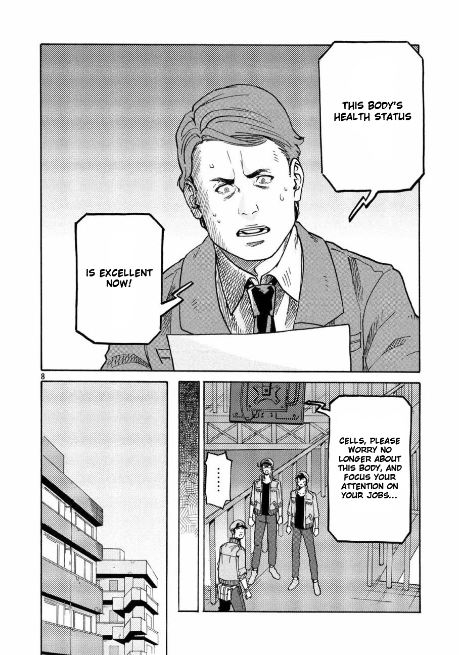 Hataraku Saibou BLACK Chapter 28 page 8 - Chapter 28: Pancreas, Fraud, Inferno
