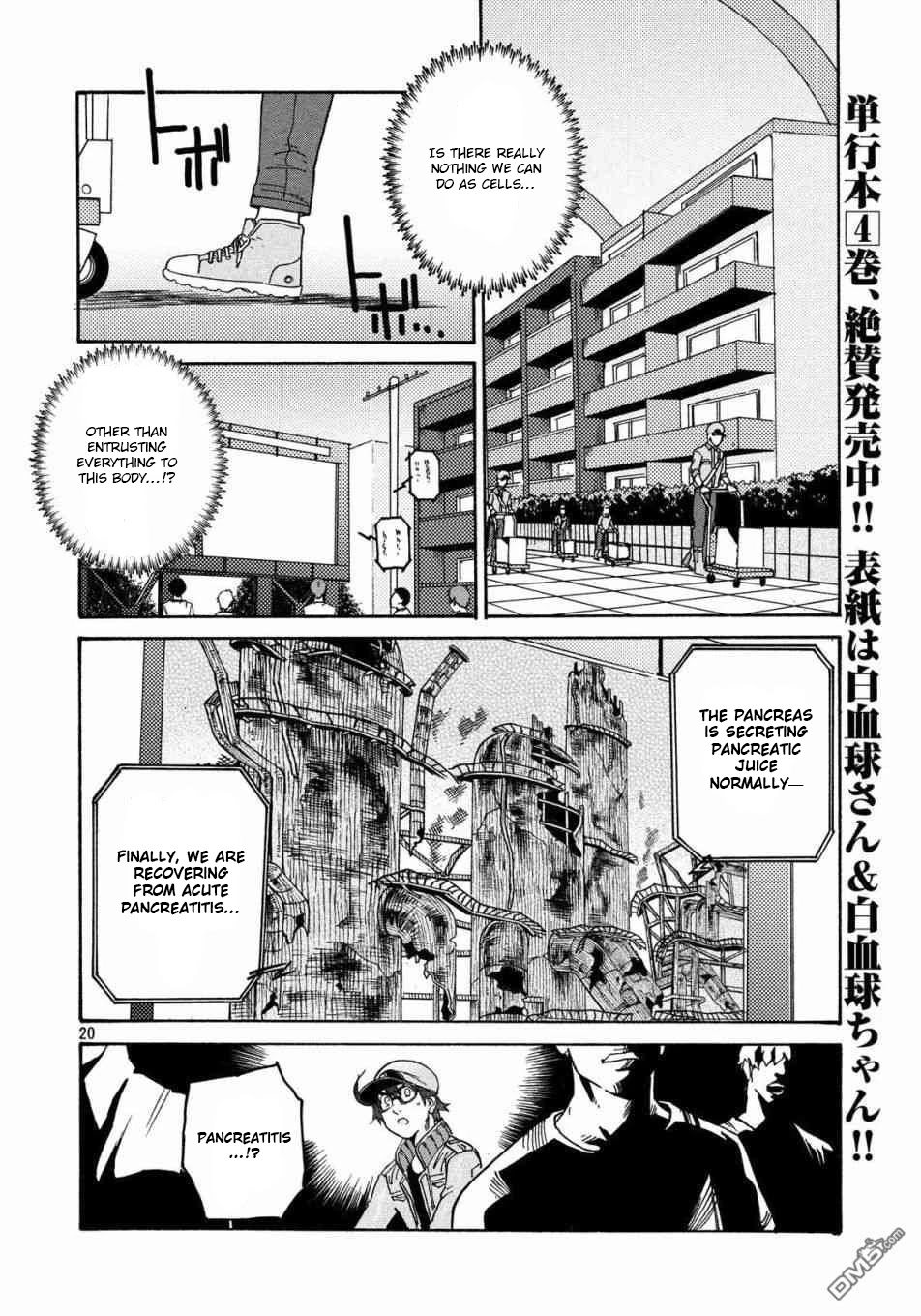 Hataraku Saibou BLACK Chapter 29 page 20 - Chapter 29: Implementation, Fasting, Unemployment