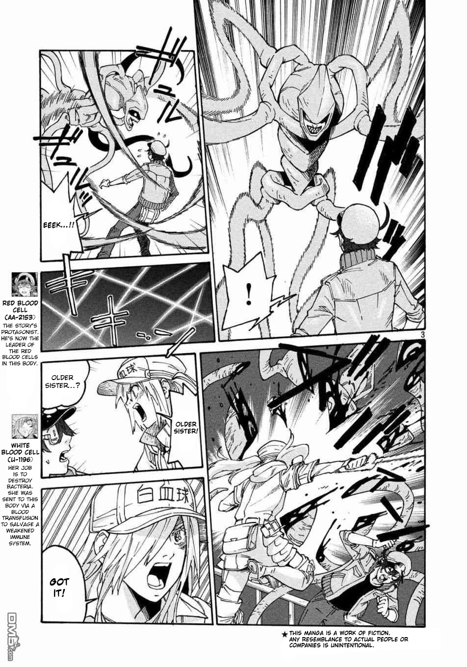Hataraku Saibou BLACK Chapter 29 page 3 - Chapter 29: Implementation, Fasting, Unemployment