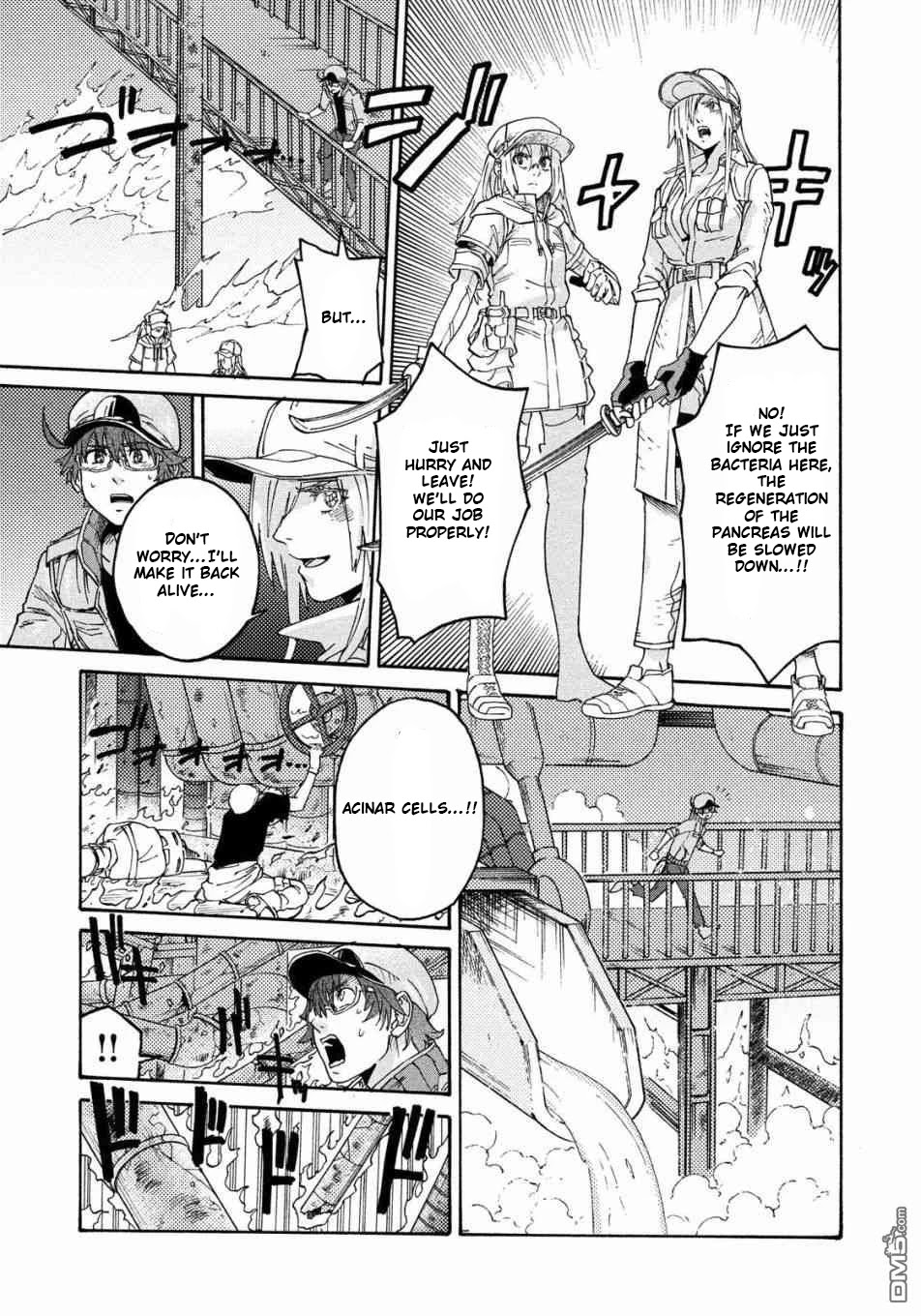 Hataraku Saibou BLACK Chapter 29 page 7 - Chapter 29: Implementation, Fasting, Unemployment
