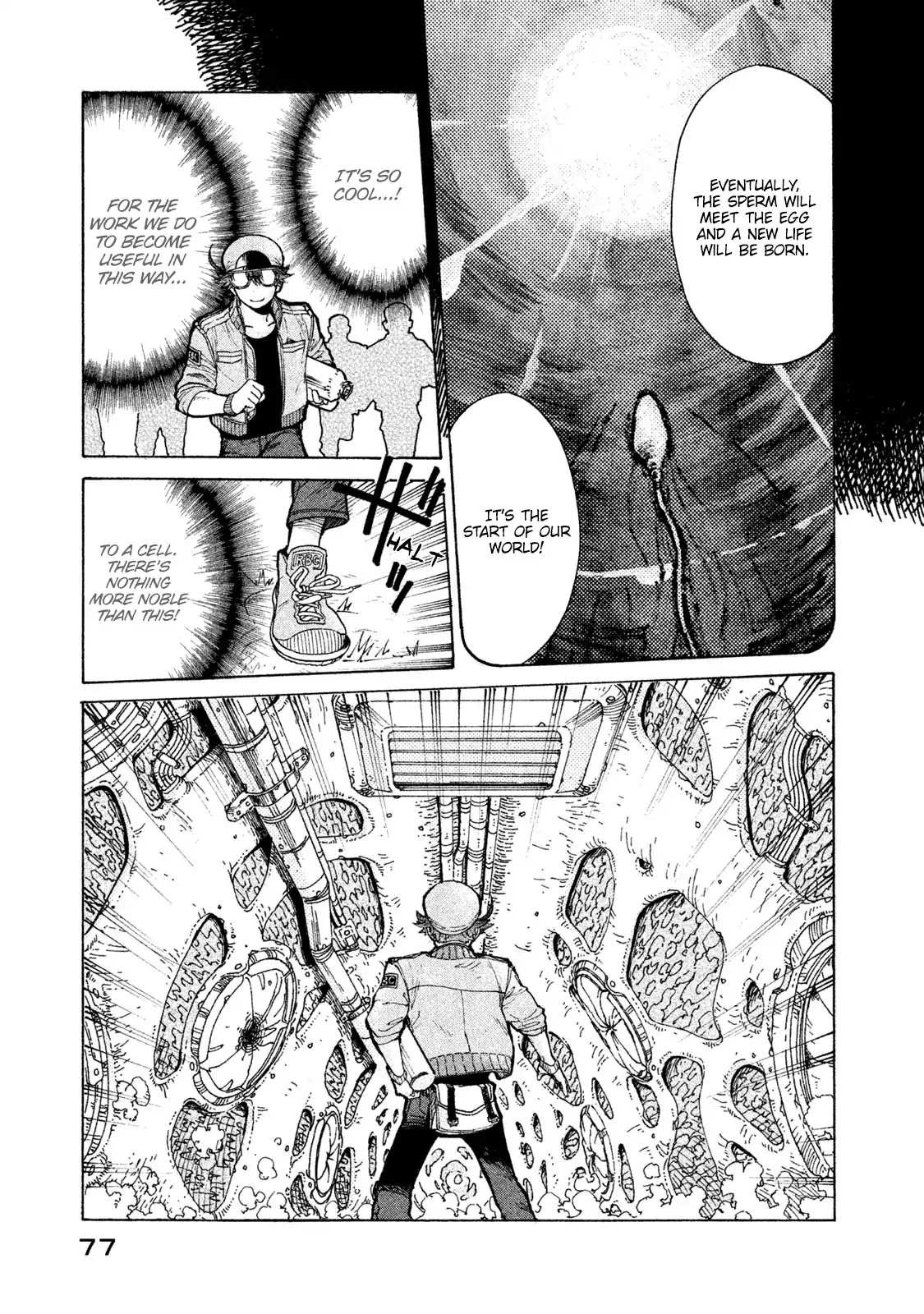 Hataraku Saibou BLACK Chapter 3 page 10 - Chapter 3: Erection, Ejaculation, Emptiness