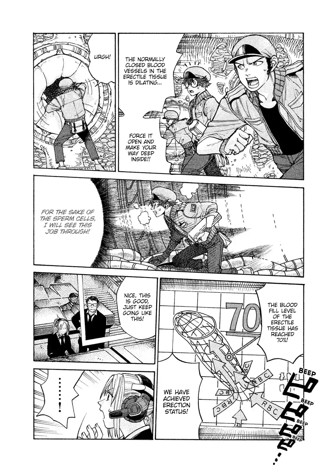 Hataraku Saibou BLACK Chapter 3 page 11 - Chapter 3: Erection, Ejaculation, Emptiness