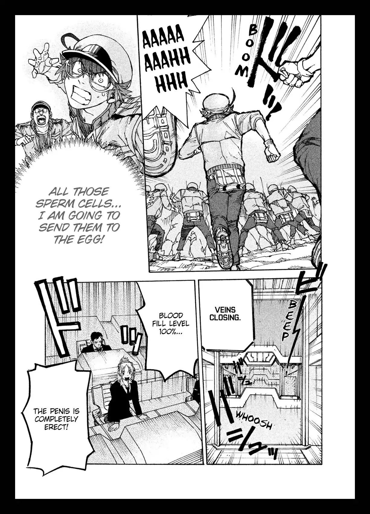 Hataraku Saibou BLACK Chapter 3 page 22 - Chapter 3: Erection, Ejaculation, Emptiness