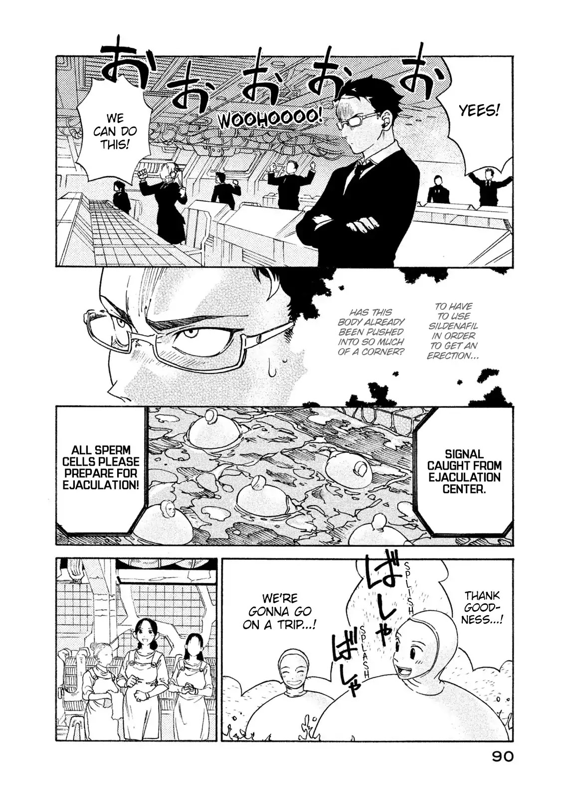 Hataraku Saibou BLACK Chapter 3 page 23 - Chapter 3: Erection, Ejaculation, Emptiness