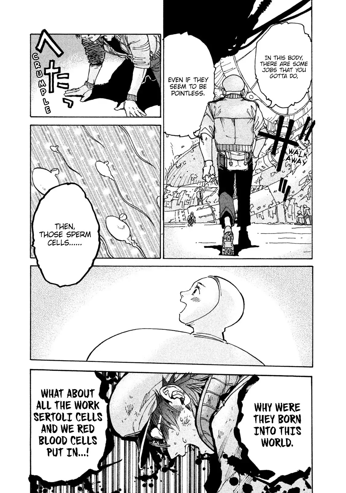 Hataraku Saibou BLACK Chapter 3 page 28 - Chapter 3: Erection, Ejaculation, Emptiness